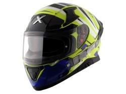 Axor Apex Helmet- Blue & Neon Yellow