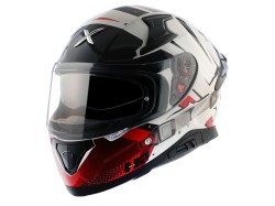 Axor Apex Helmet-White & Red