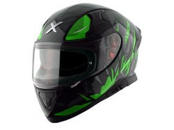 Axor Apex Helmet-Black & Neon Green