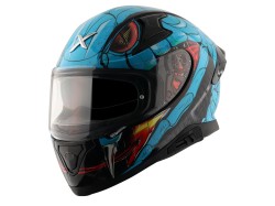 Axor Apex Helmet-Neon Blue & Black