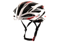 Axor Bicycle Helmet-White & Red