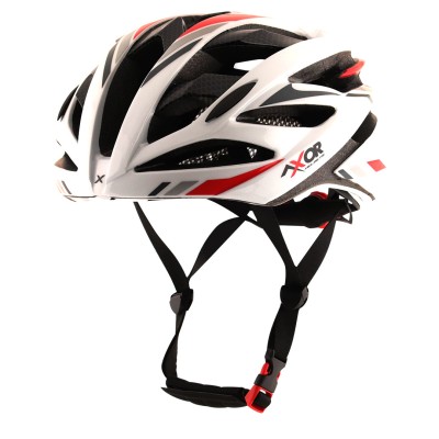 Axor Bicycle Helmet-White & Red