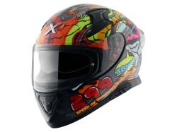 Axor XBHP Helmet-Neon Yellow & Blue