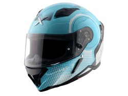 Axor Hunter Helmet-Hex-blue & White