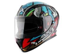 Axor Street Helmet-Black & Blue