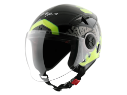 Vega Blaze Helmet-Black & Neon Yellow