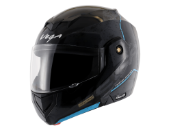 Vega Bolt color - Grey & Black Helmet