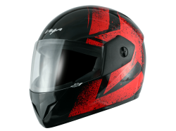 Vega Bolt color - Black & Red Helmet