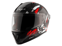 Vega Bolt Bunny - Red & Black  Helmet