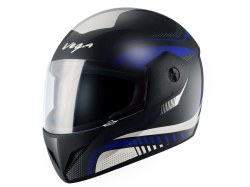 Vega Bolt color - Black & Blue Helmet