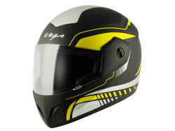 Vega Bolt color - Black & Neon Yellow Helmet