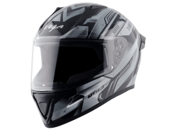 Vega Bolt color - Grey & black Helmet