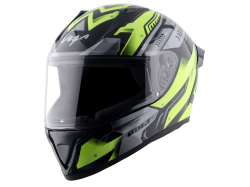 Vega Bolt color - Neon Yellow & black Helmet