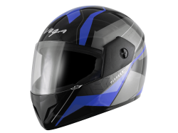 Vega Bolt color - Black & Blue Helmet