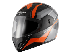 Vega Bolt color - Black & Orange Helmet