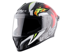 Vega Bolt color - Black & Red Helmet