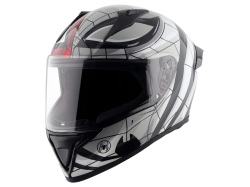 Vega Bolt color - Red & black Helmet