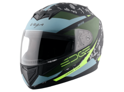 Vega Edge Helmet-Dull Black & Battle Green