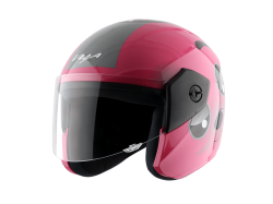 Vega Buds Helmet-Black & Pink