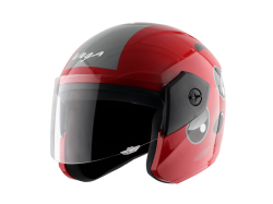 Vega Buds Helmet-Black & Red