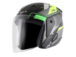 Vega Lark Helmet-Black & Neon Yellow