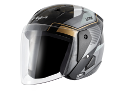 Vega Lark Helmet-Black & Silver