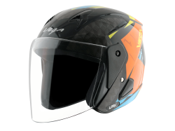 Vega Lark Helmet-Black & Orange