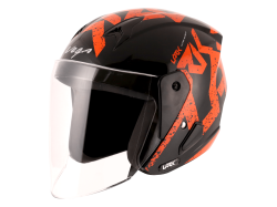 Vega Lark Helmet-Black & Orange