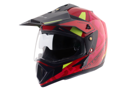 Vega Off Road Helmet-Black & Dull Red