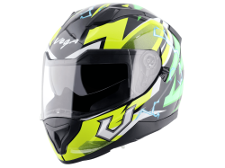 Vega Rapid Helmet-Black & Neon yellow