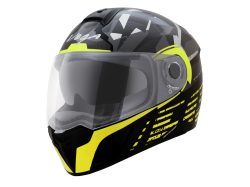 Vega Ryker Helmet-Black & Neon Yellow