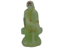 Handmade Shirdi Saibaba Idol for Car Dashboard | Saibaba Statue for Office Decor | Saibaba Putla for homestand | Radiam Colour | Size 5 inches Height