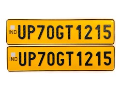 Car Number Plates | Yellow