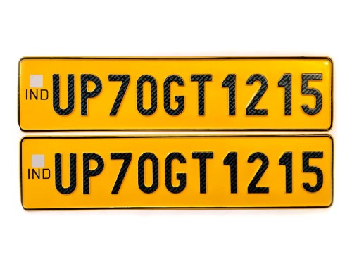 Car Number Plates | Yellow