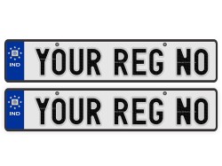 Car Number Plates | Blue Label