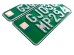 Bike Number Plate | Green