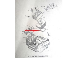 Yamaha RD350 cylinder Gasket