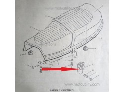 Yamaha RD350 seat lock OE