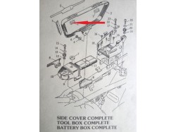 Yamaha RD350 side cover damper