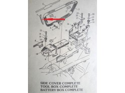 Yamaha RD350 side cover mold set