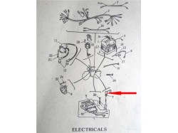 Yamaha RD350 rear stop break switch