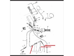 RX100 Handle cable wire throttle 1 throttle 2 and pump wire1