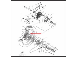 RX100 Rear wheel hub