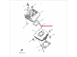 RX135 Bolt Stud, Cylinder Head