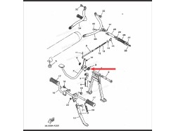 RX135 Break Pedala Torsion Spring