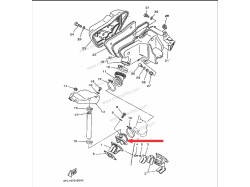 RX135 Carbourettor Manifold joint