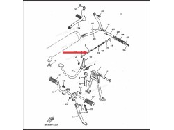 RXZ Break Pedala rod