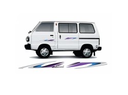 Omini Body Graphics White & Silver Colour