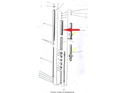 Yezdi Classic suspension cover tube set