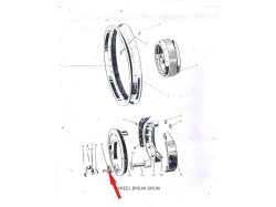 Yezdi Classic rear drum spring